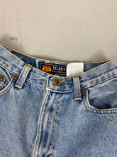 Load image into Gallery viewer, Vintage high waisted Route 66 frayed Denim shorts - 24in