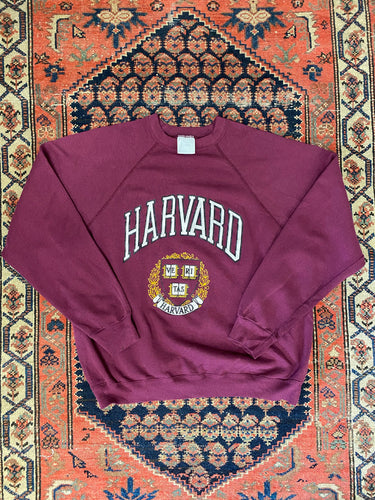 90s Harvard University Crewneck - S