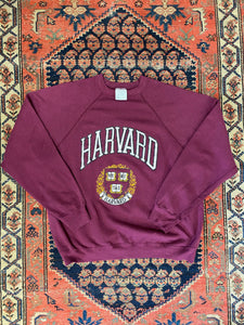 90s Harvard University Crewneck - S