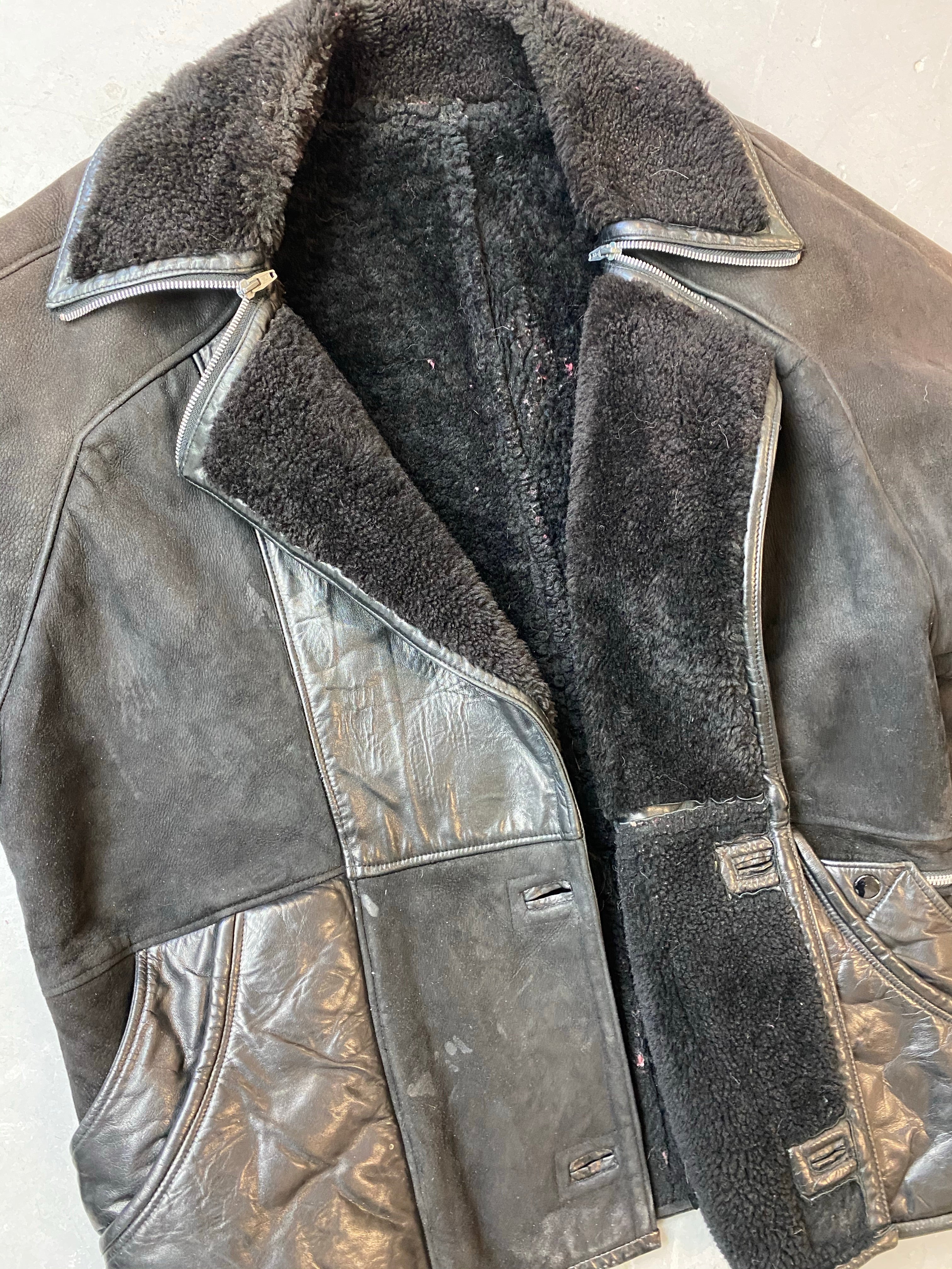 Over sized suede jacket