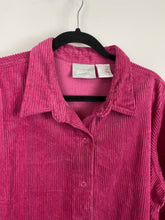 Load image into Gallery viewer, Vintage Pink corduroy button up - L