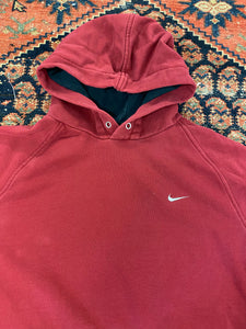 2000s Burgundy Nike hoodie - S/M