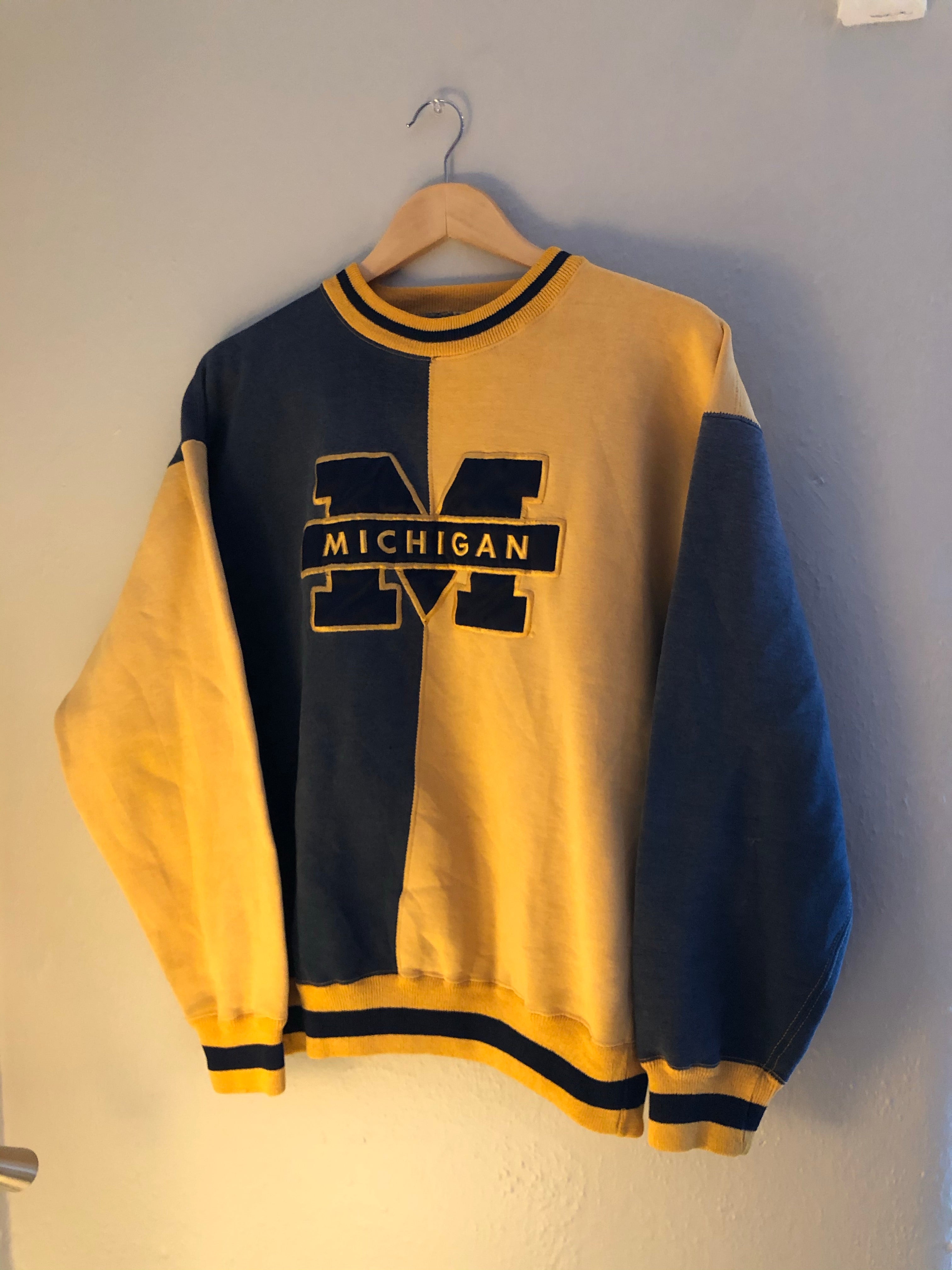 Two Tone Michigan Crewneck