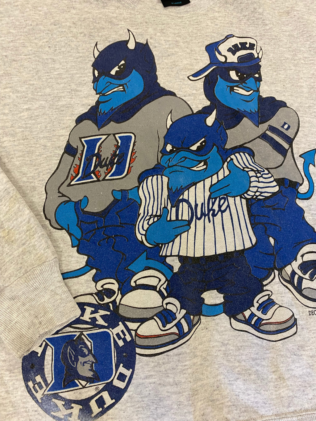 90s Front And Back Duke Crewneck - M