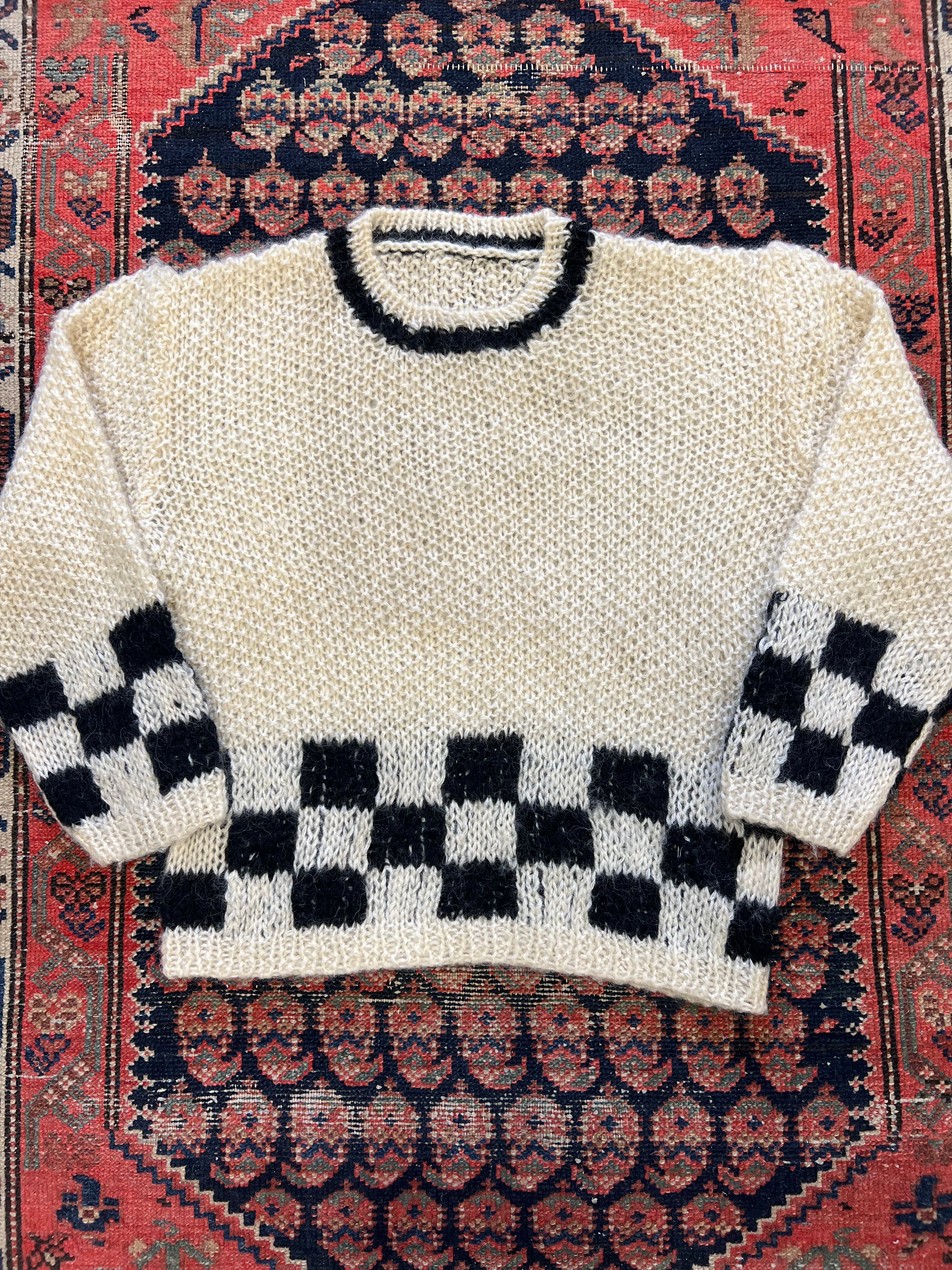 VINTAGE KNIT SWEATER - WMNS/S