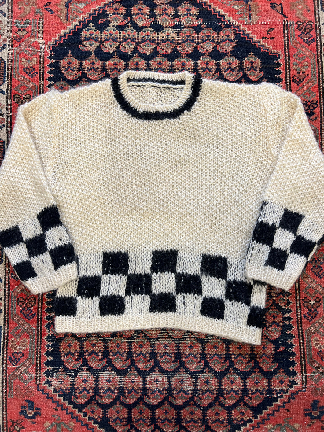 VINTAGE KNIT SWEATER - WMNS/S