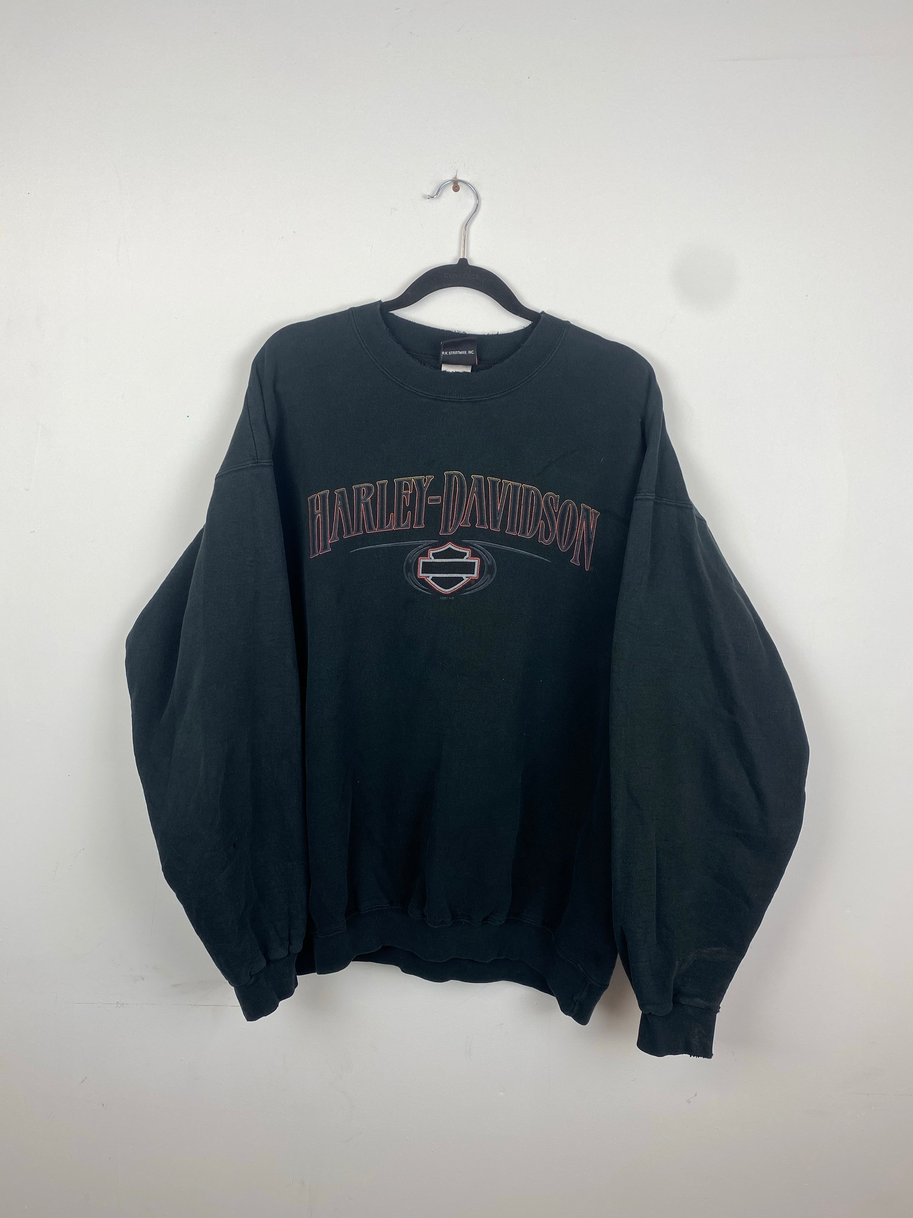 Front and Back Harley Davidson crewneck