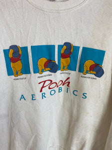 Pooh aerobics crewneck