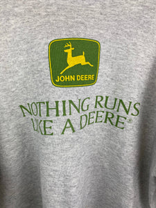 Sport grey John Deere crewneck