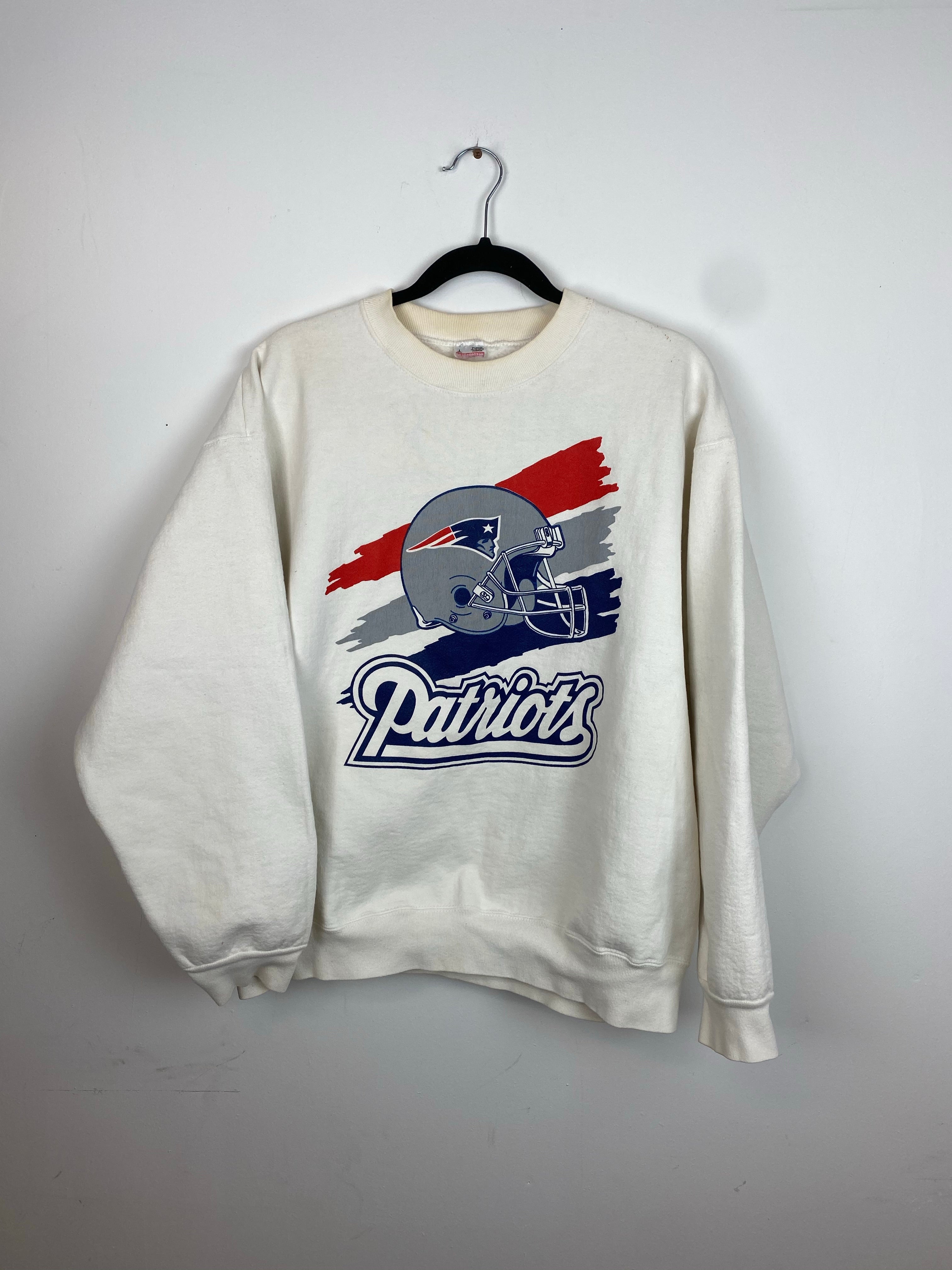 90s heavyweight Patriots Crewneck