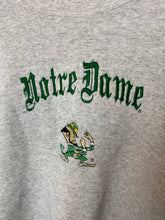 Load image into Gallery viewer, Vintage Embroidered Notre Dame Crewneck - XS/S