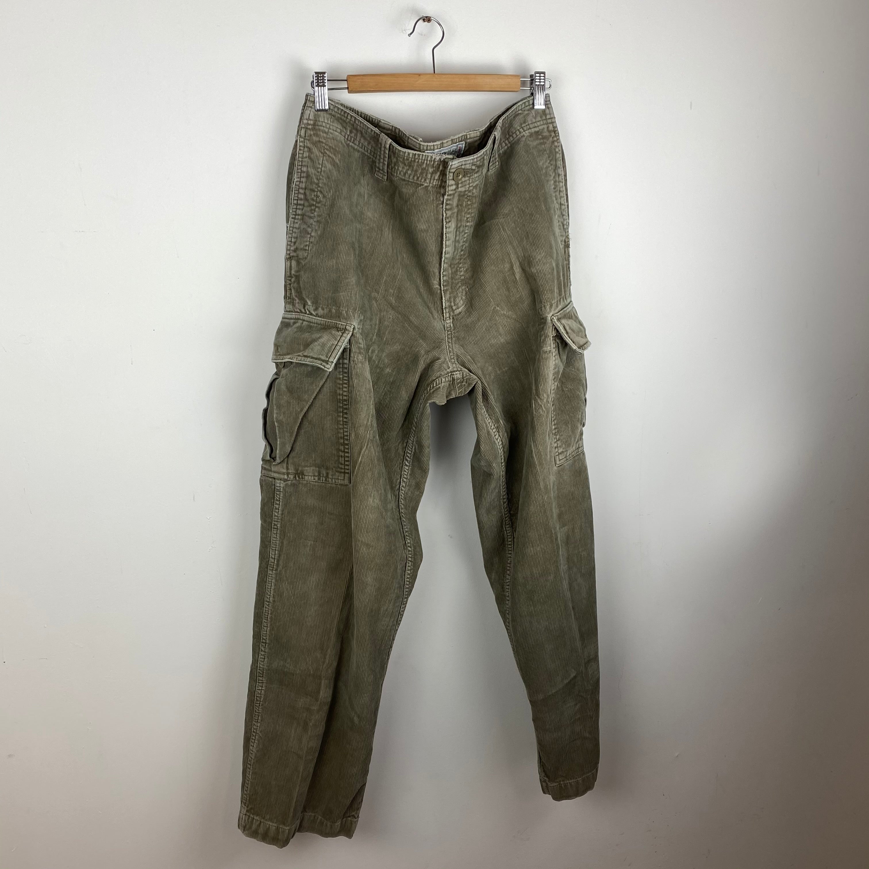 90s Heavy corduroy cargo pants