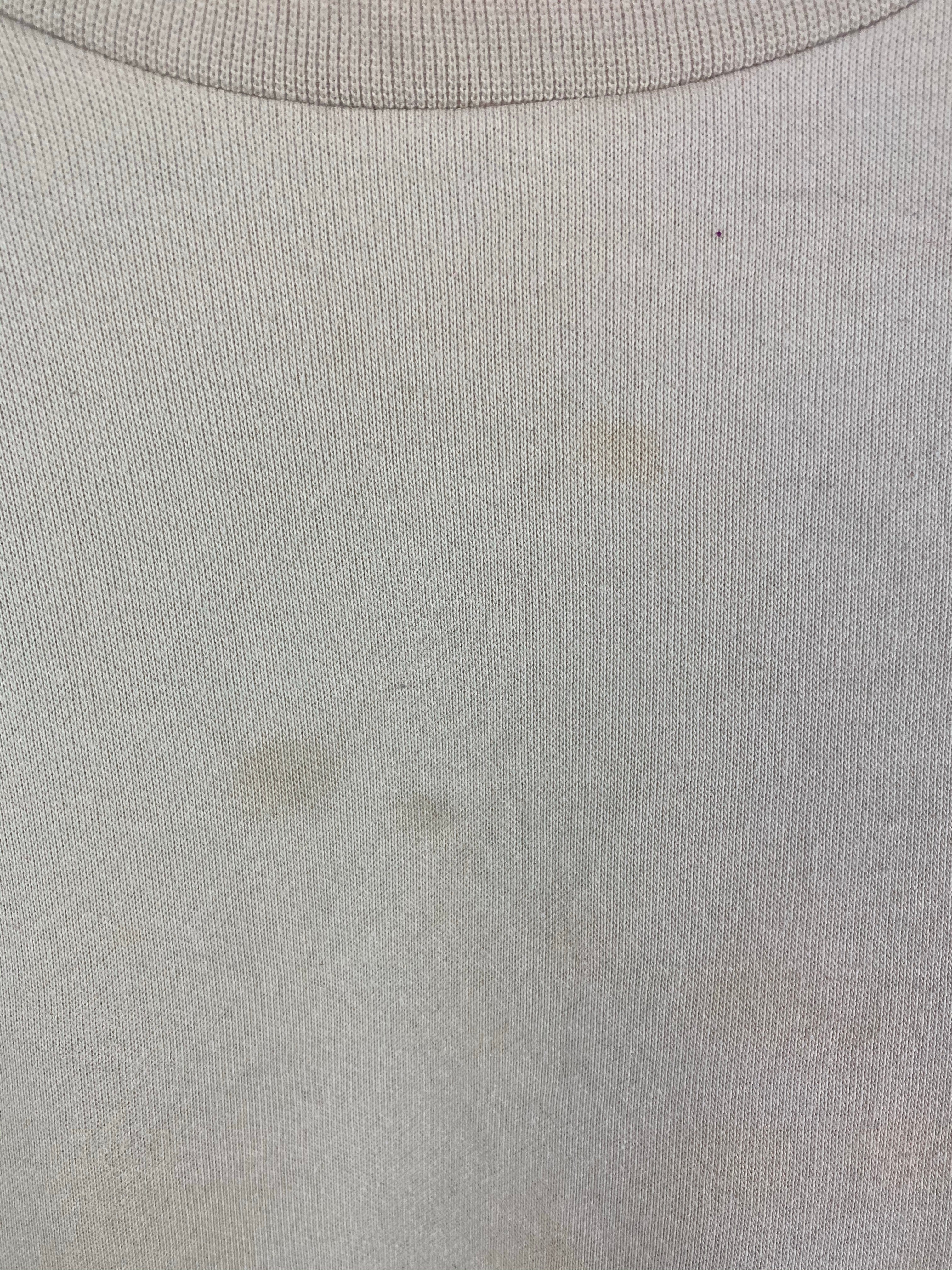 Creme Nike check crewneck