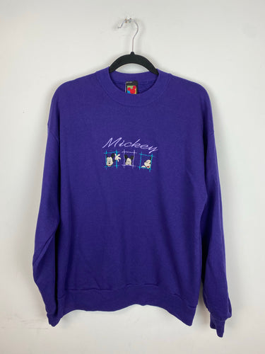 90s embroidered Mickey crewneck - XS/S