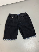 Load image into Gallery viewer, Vintage Cherokee High Waisted Frayed Denim Shorts - 29in