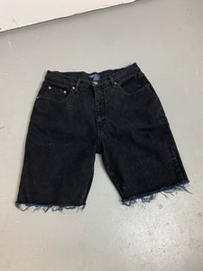 Vintage Cherokee High Waisted Frayed Denim Shorts - 29in