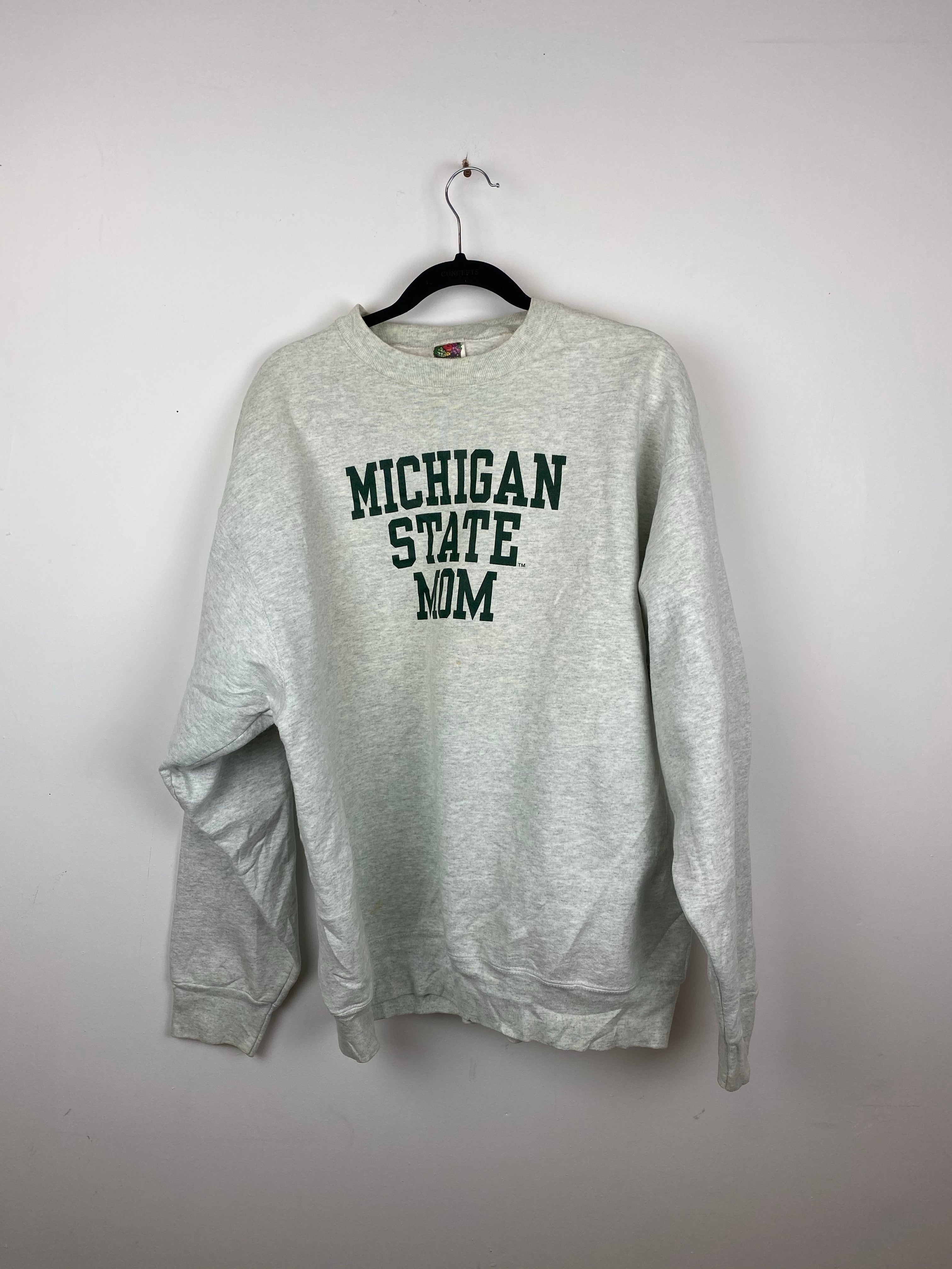 90s heavyweight Michigan state mom crewneck