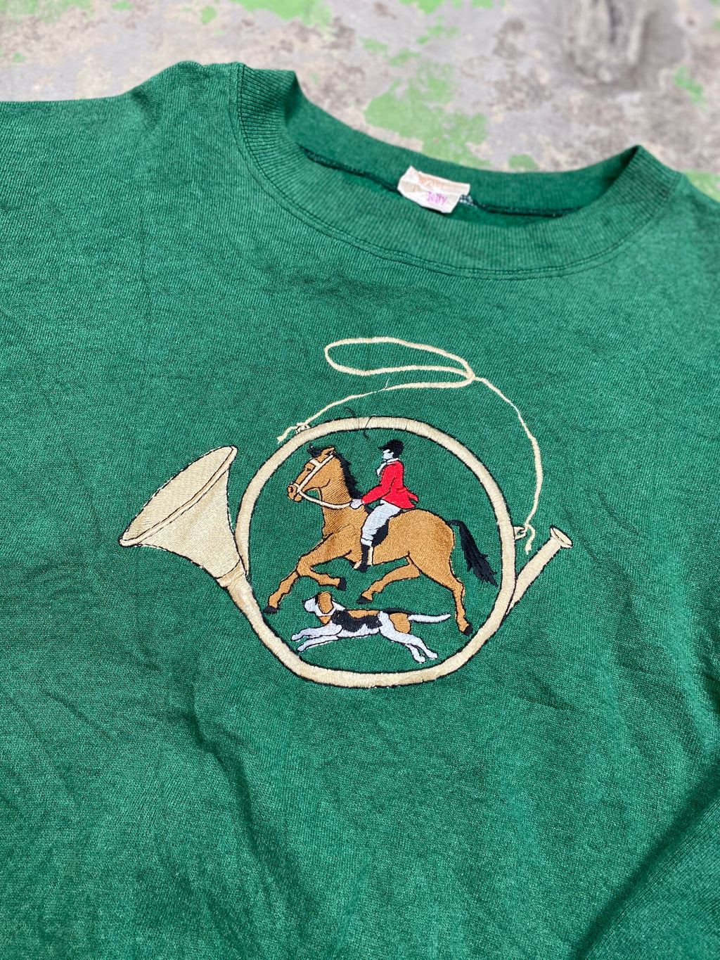 Vintage embroidered crewneck