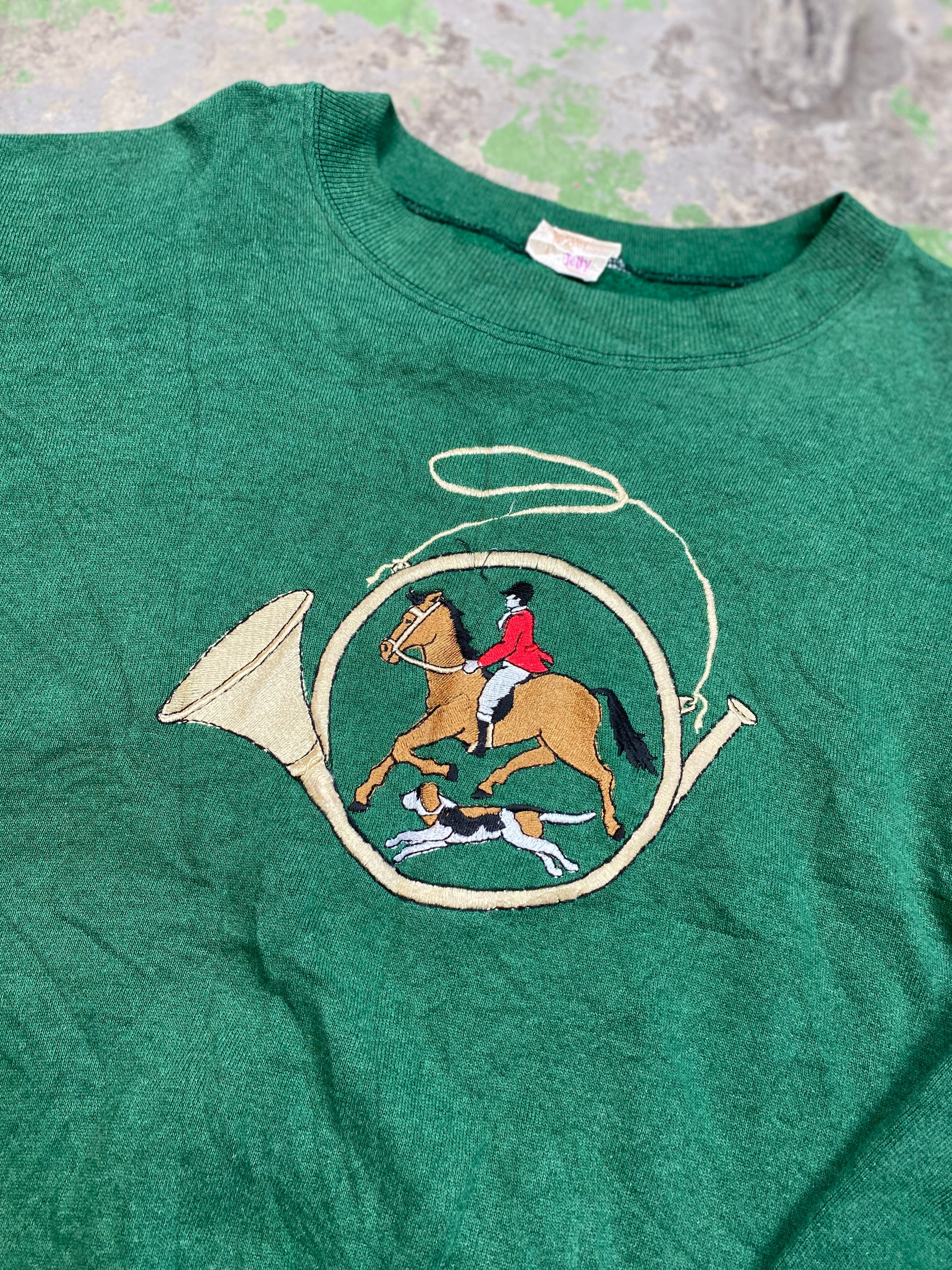 Vintage embroidered crewneck