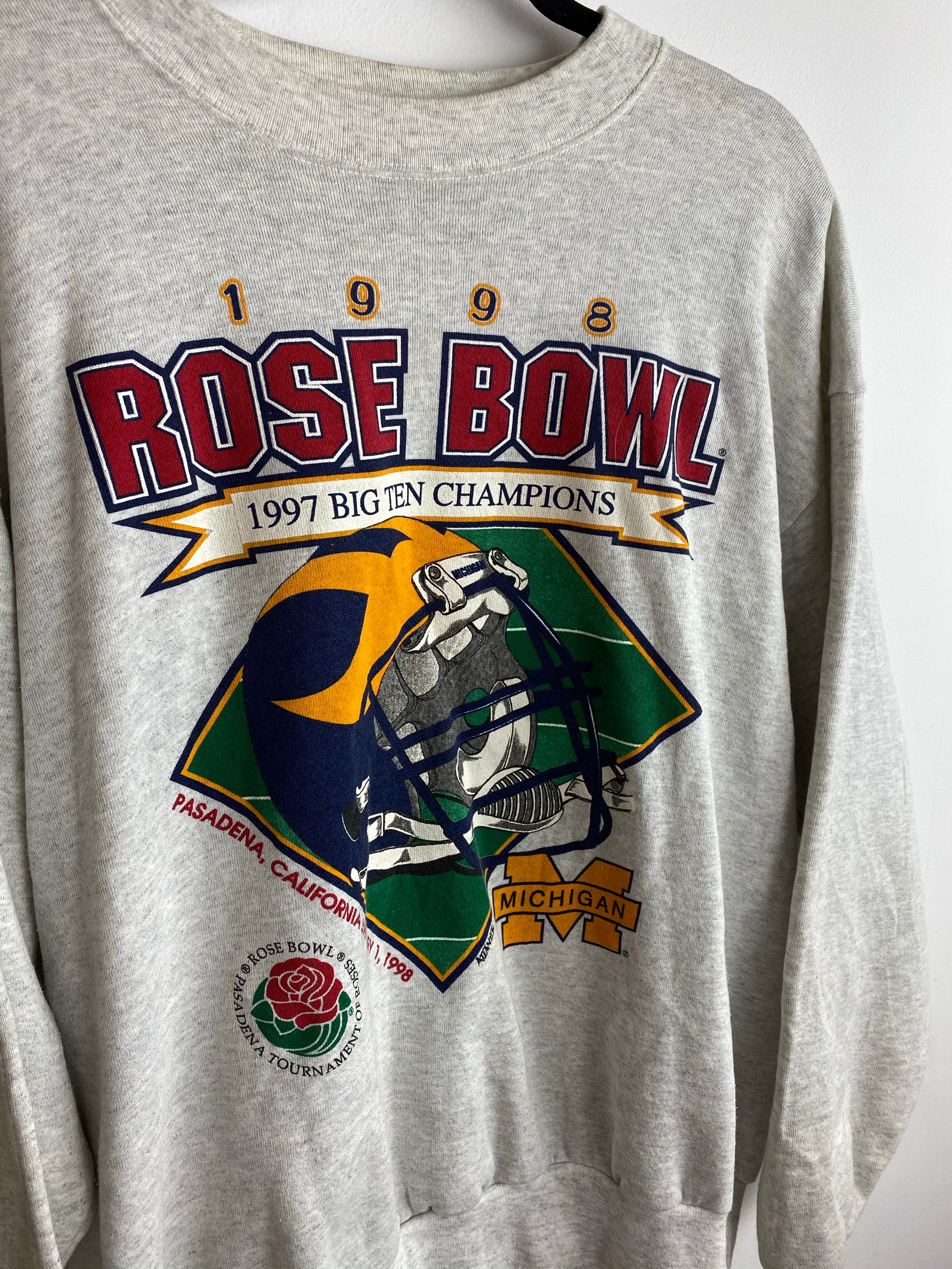 1998 Michigan Rose Bowl crewneck