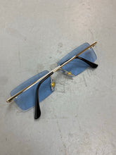 Load image into Gallery viewer, Blue / Gold mental framed sunglasses