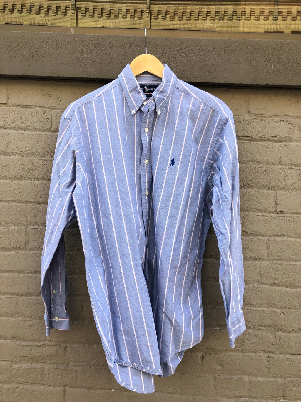 Striped Polo Button Up