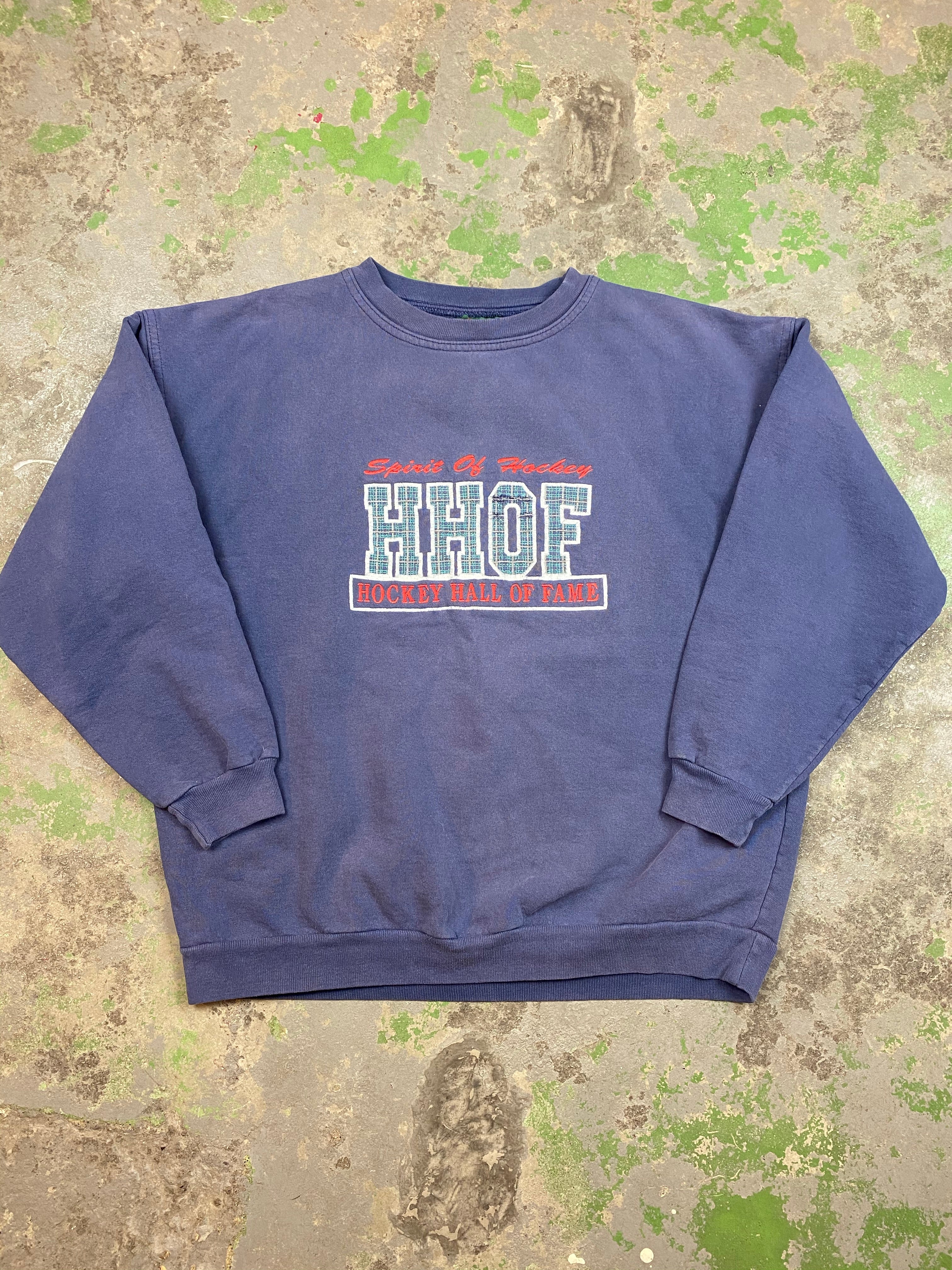 90s hockey hall of fame crewneck
