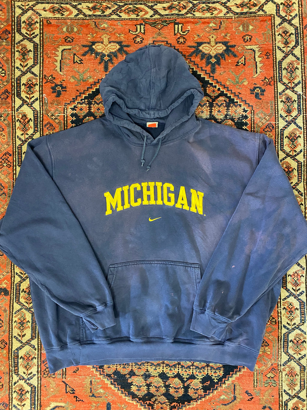 Vintage Faded Michigan Nike Crewneck - XL