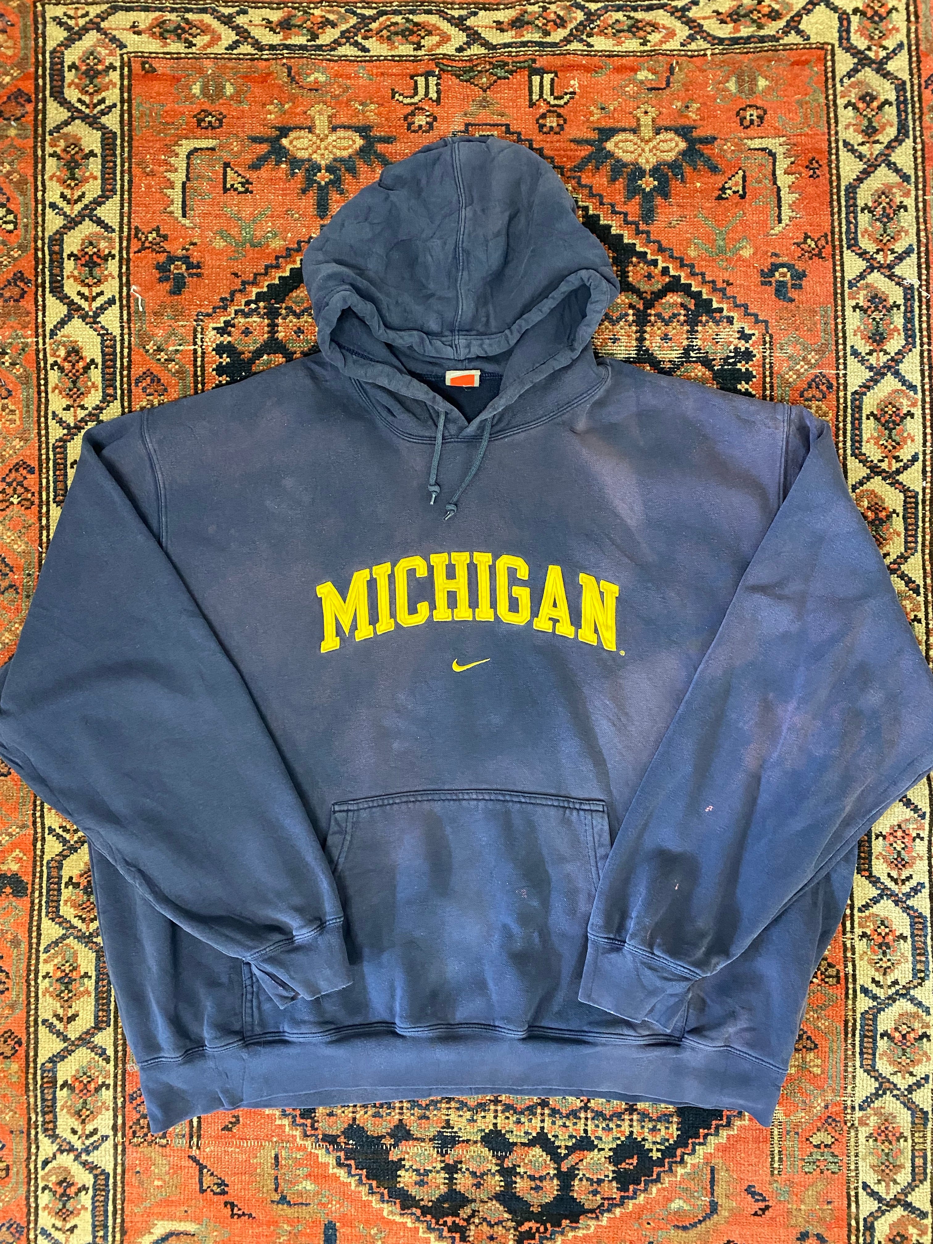 Vintage Faded Michigan Nike Crewneck - XL