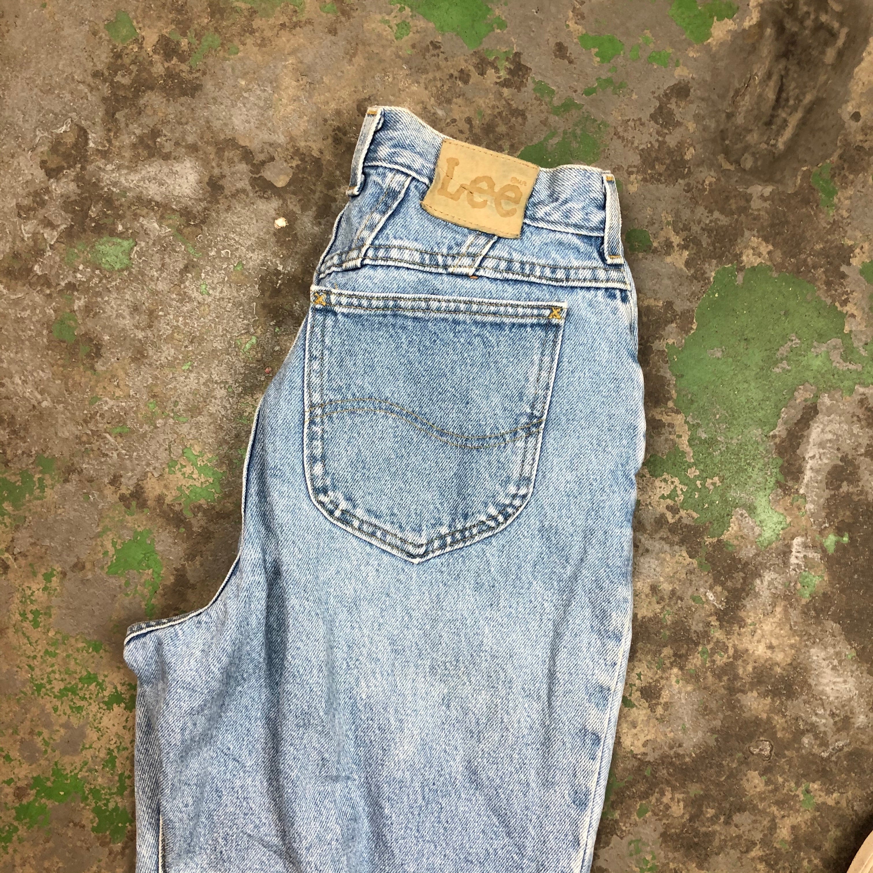 High waisted lee denim pants
