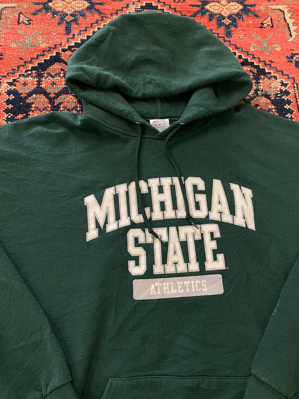 Vintage Michigan State Hoodie - L