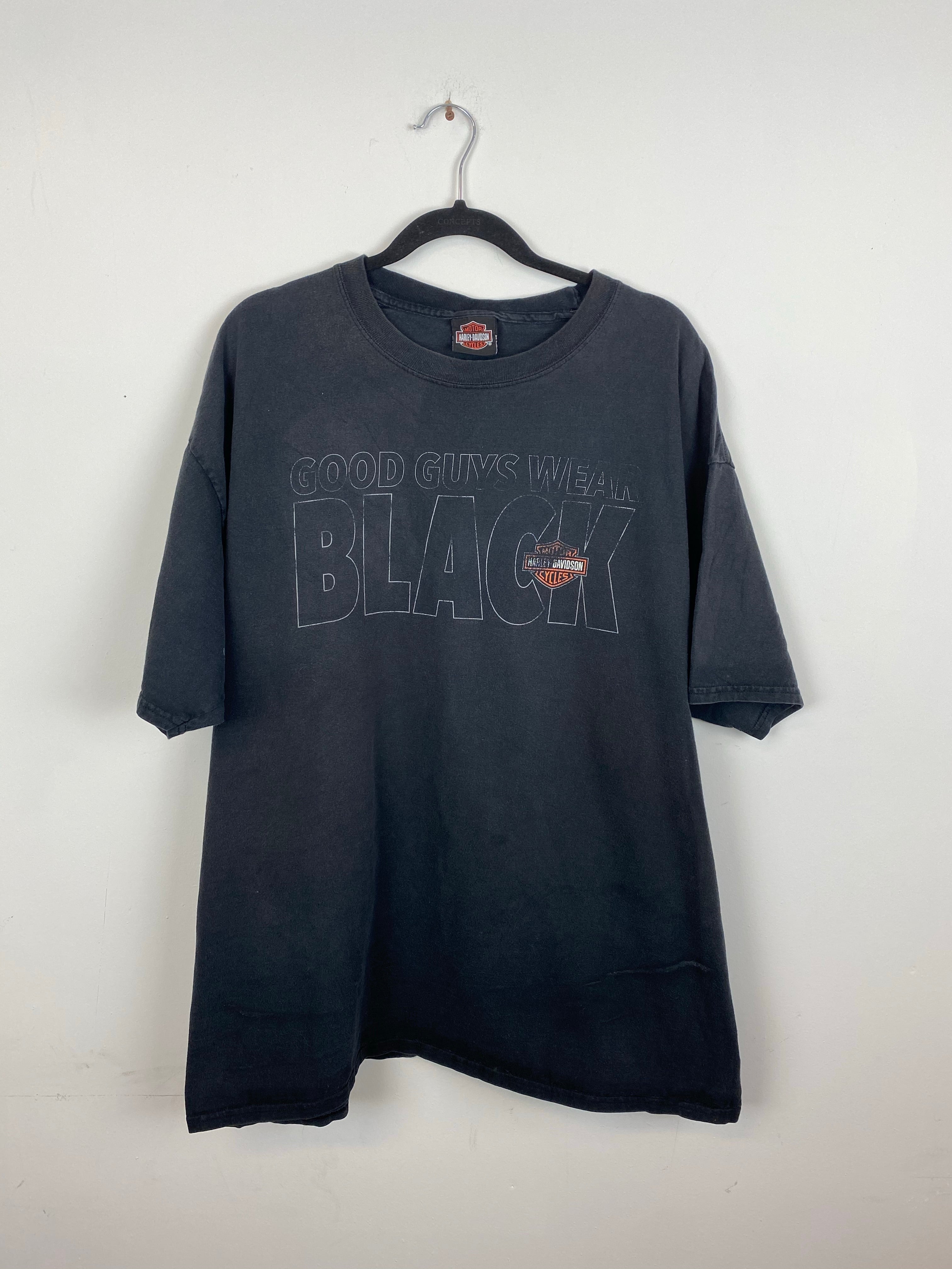 Front and back faded Harley Davidson t shirt