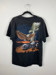 Vintage Faded Eagle T shirt - M