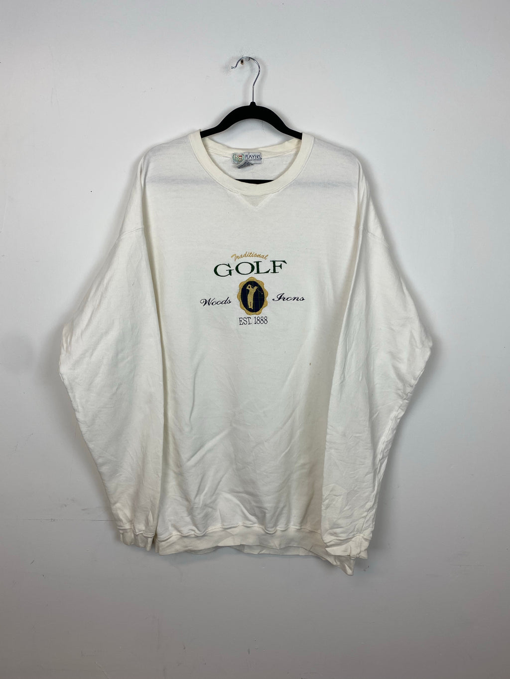 Vintage embroidered Golf crewneck - XXL