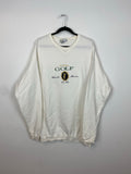 Vintage embroidered Golf crewneck - XXL
