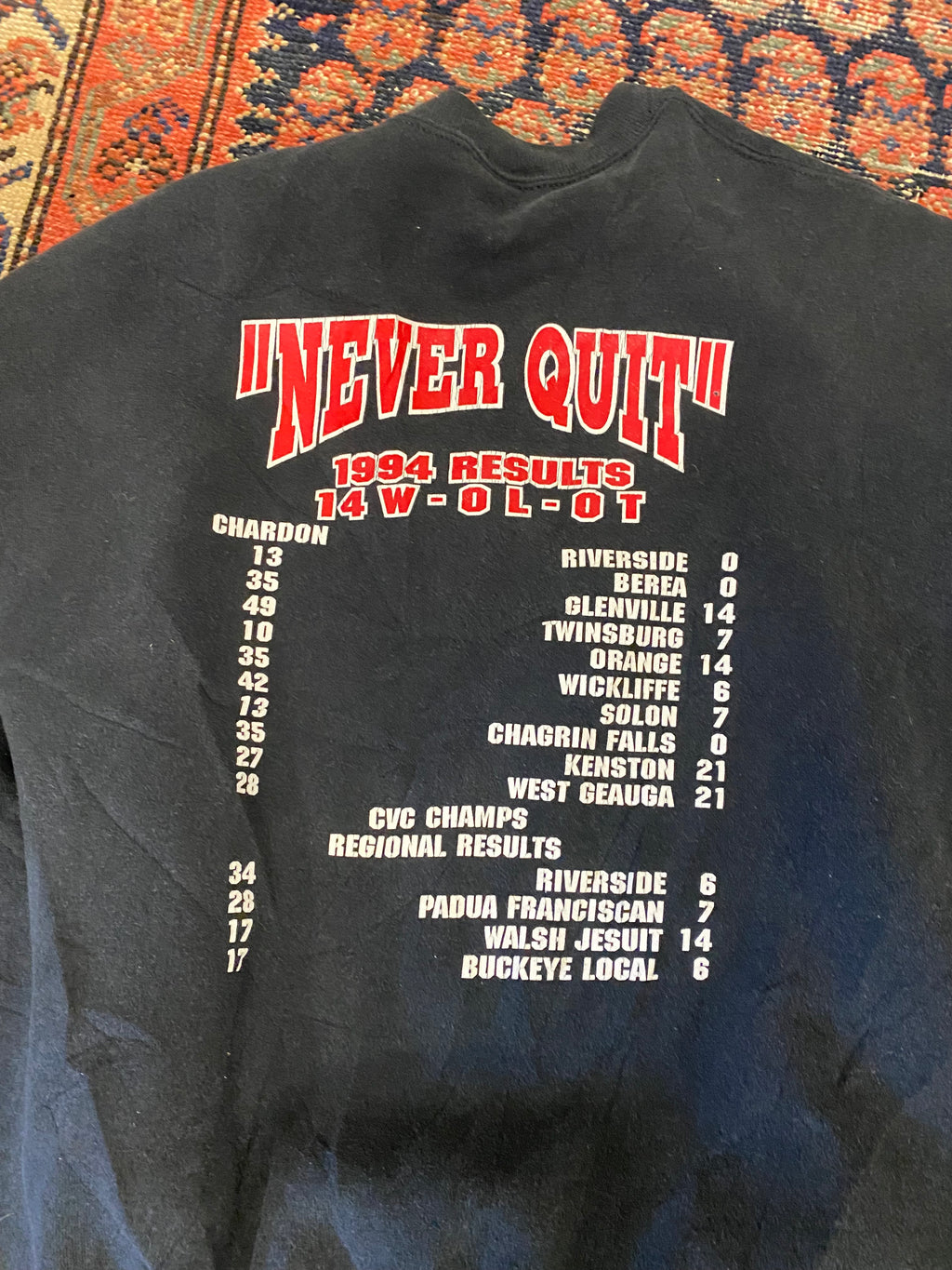 Vintage Front And Back State Champs Crewneck - M