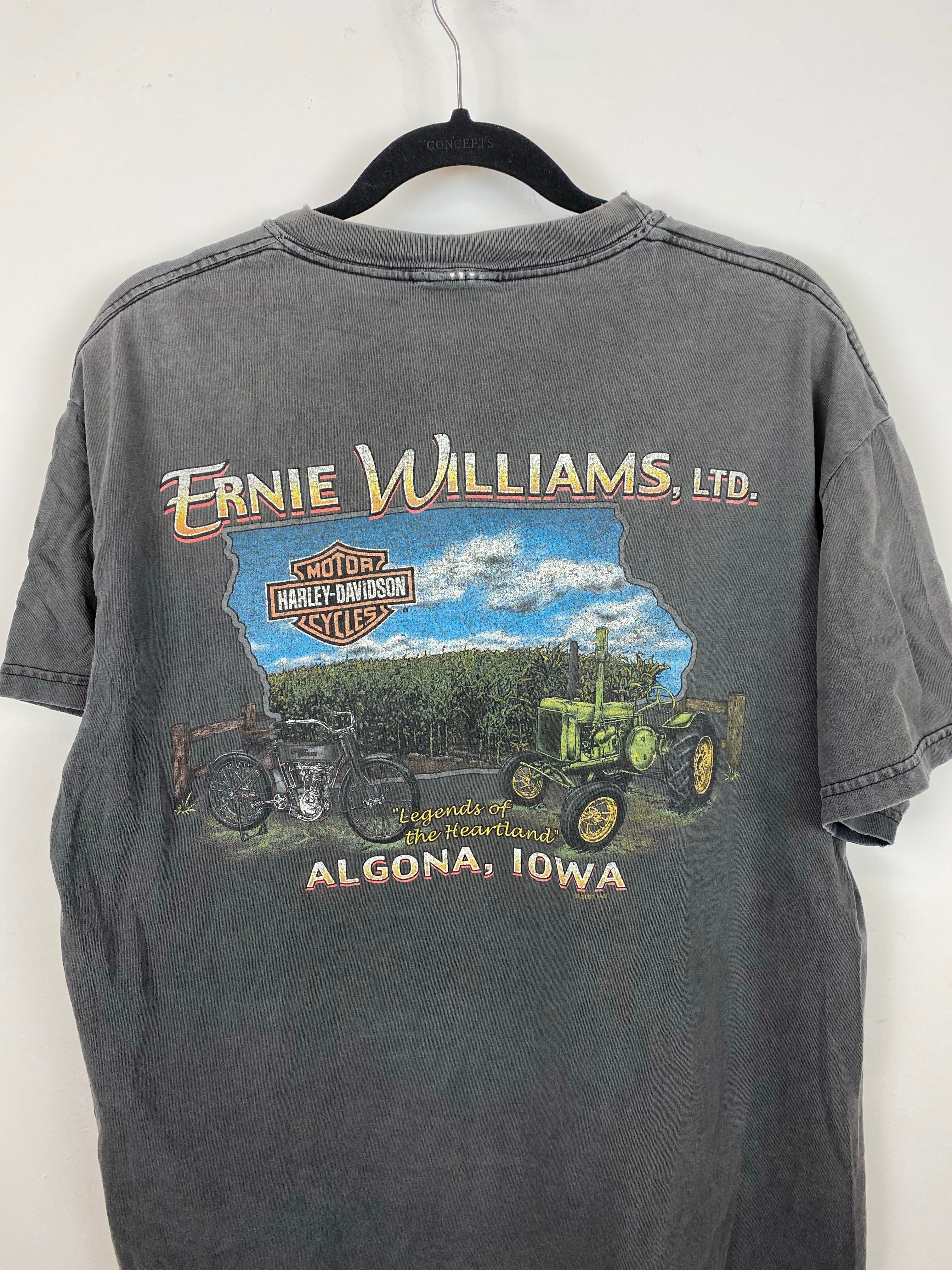 Vintage Front and back Harley Davidson t shirt - S