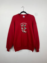 Load image into Gallery viewer, 90s embroidered hummingbirds crewneck
