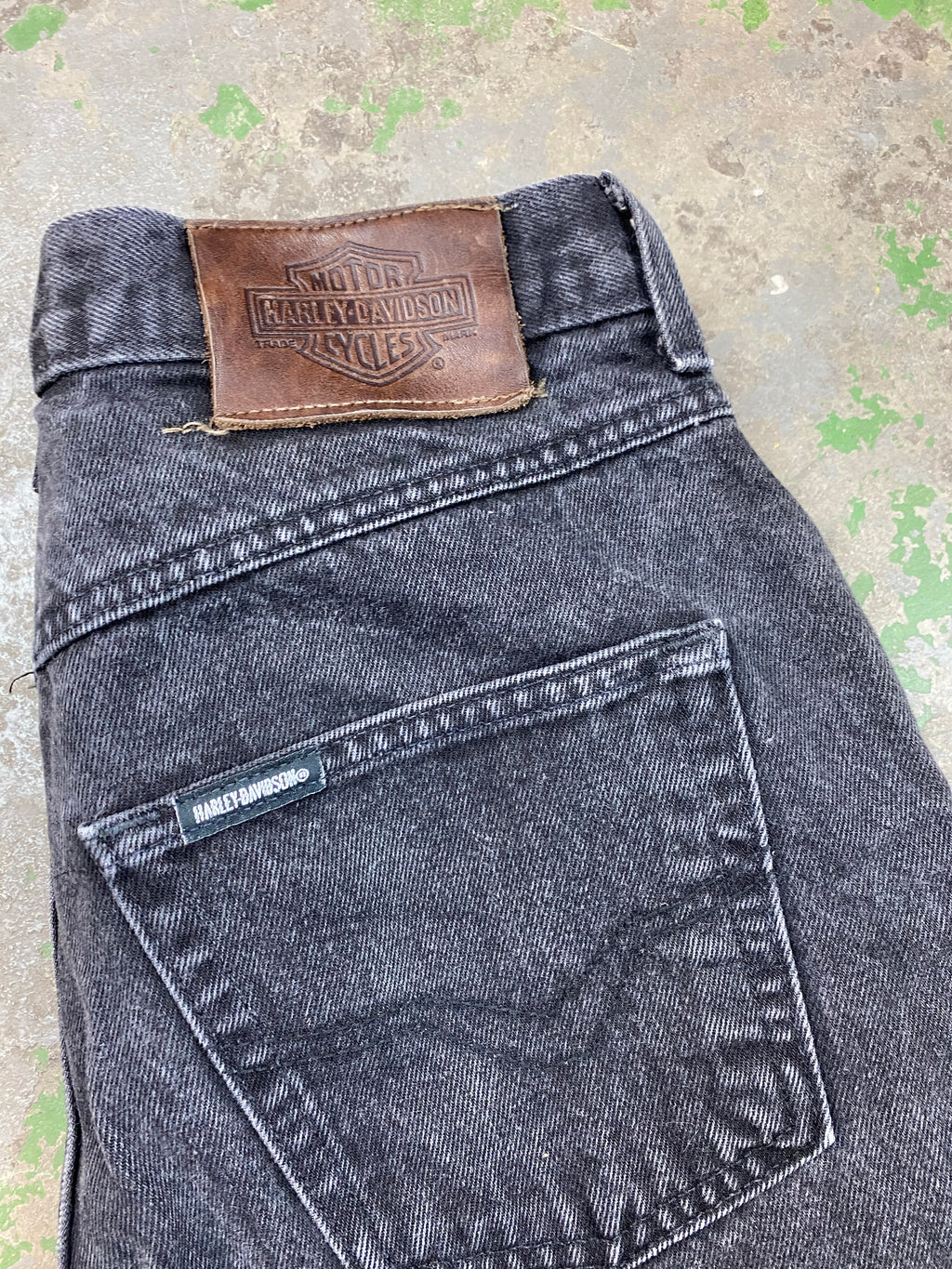 90s straight leg Harley denim pants