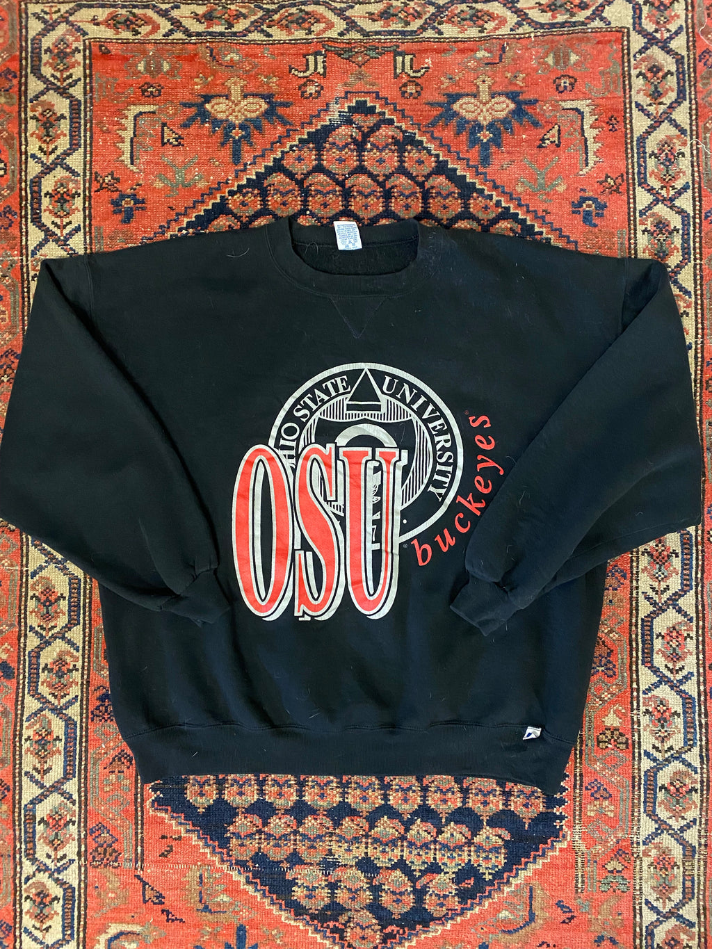 Vintage Ohio State University Russell Crewneck - L