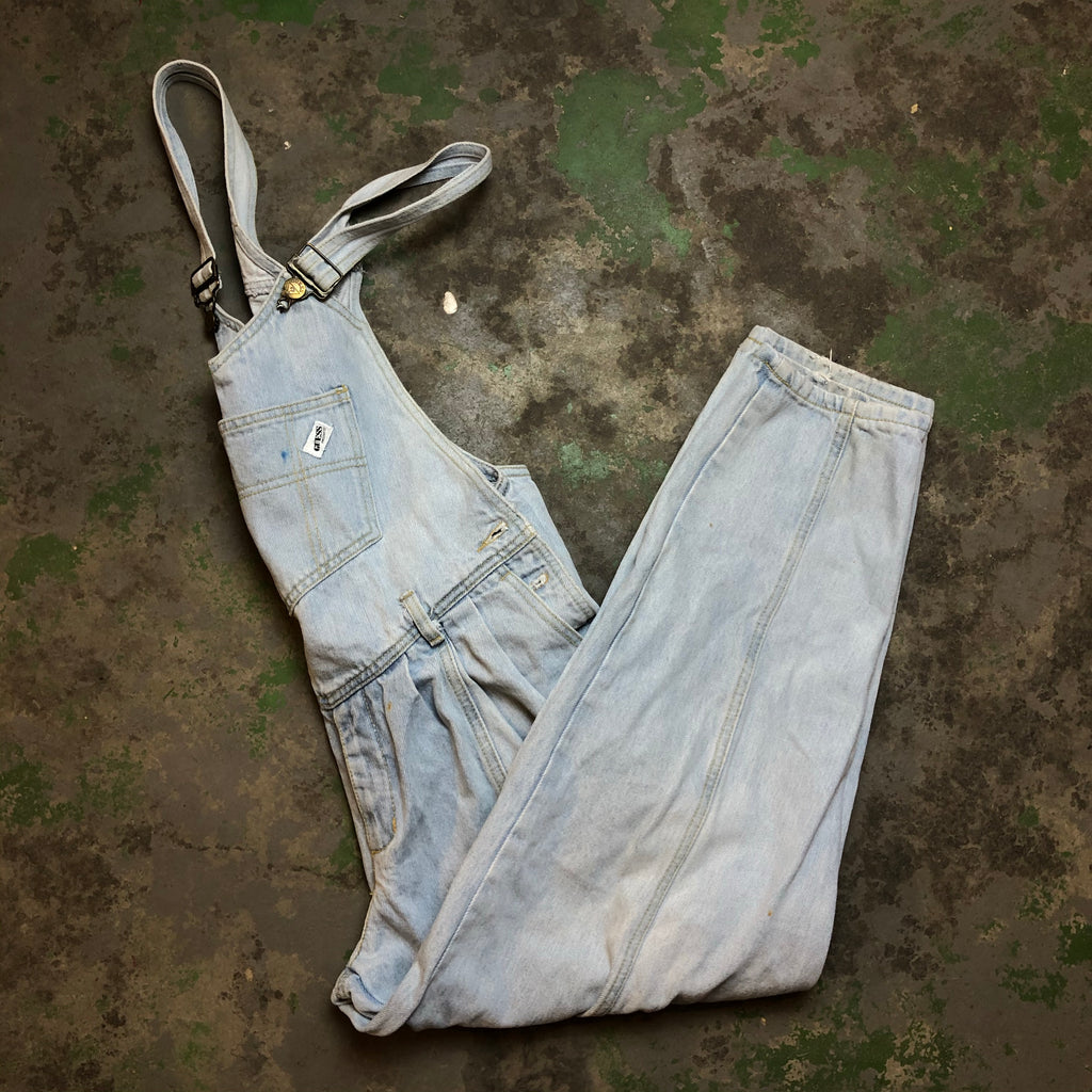 90s pleated guess overalls