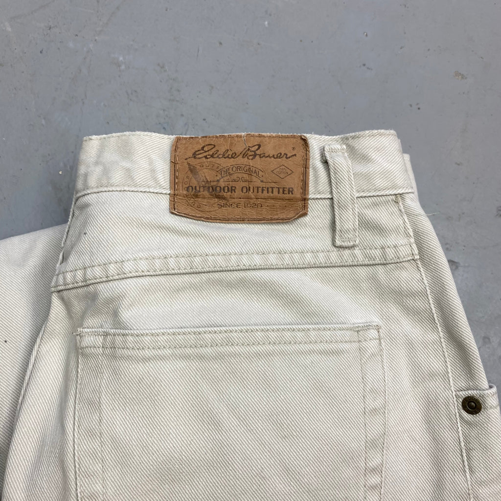 Beige Eddie Bauer denim pants