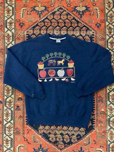 Vintage Apples Crewneck - S