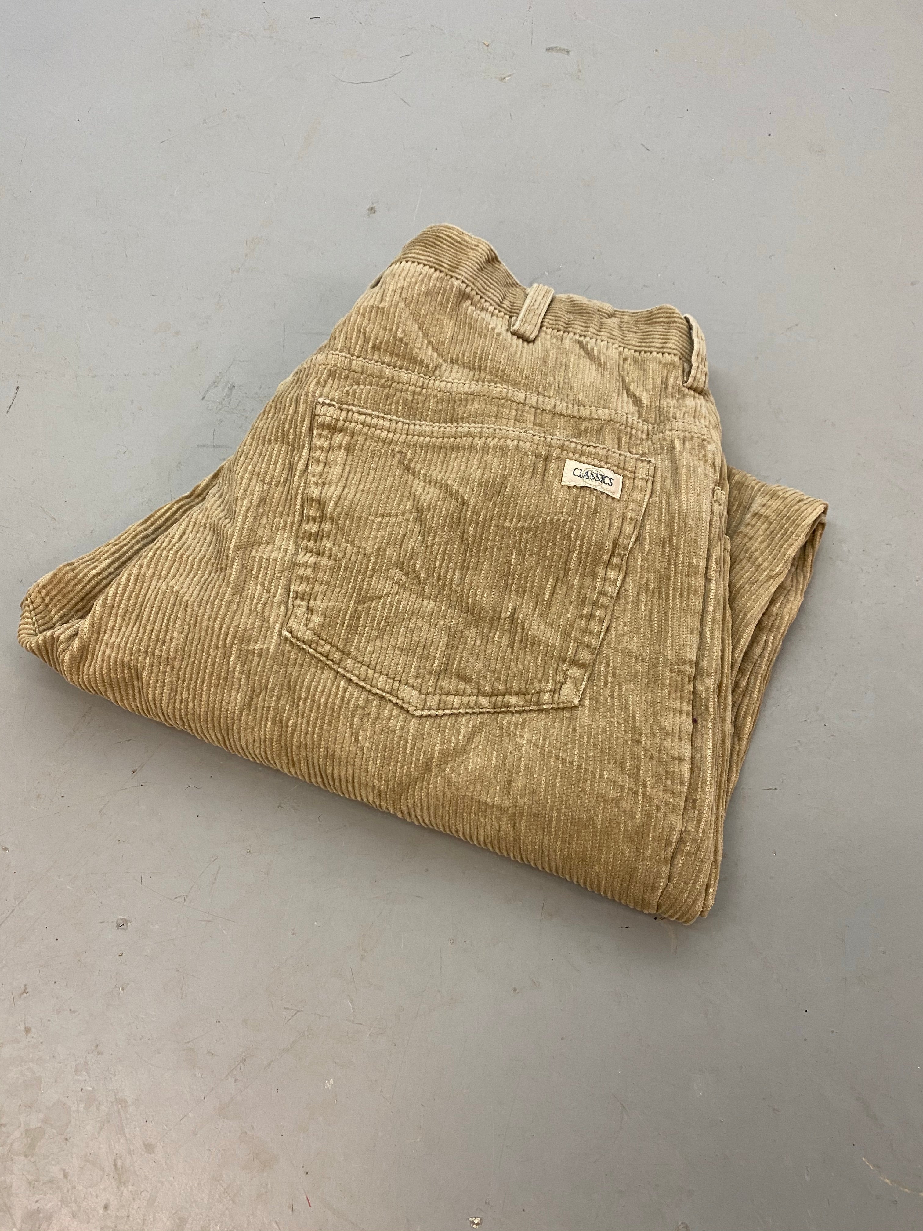 Vintage straight leg cord pants