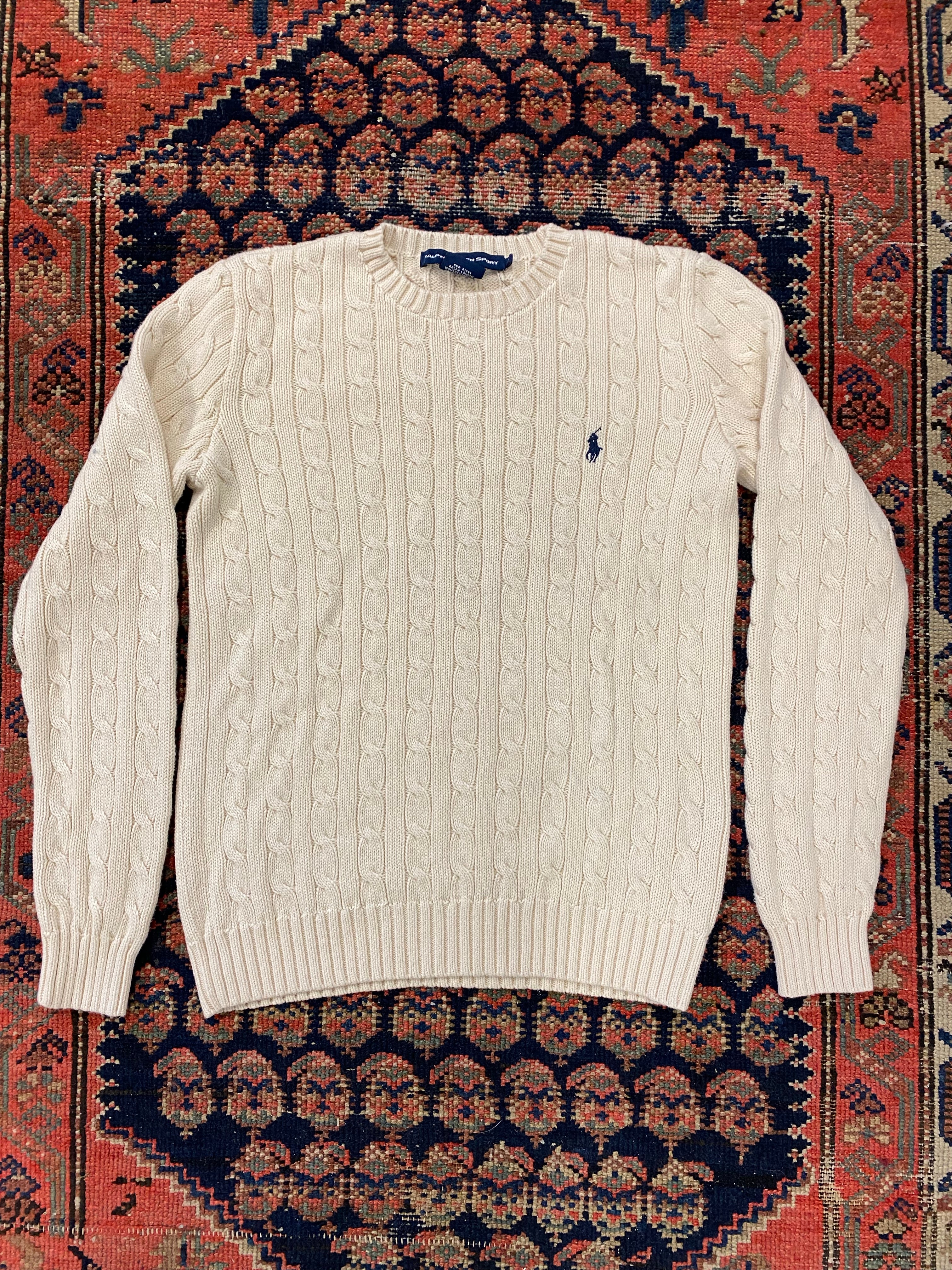 Vintage Ralph Lauren Cable Knit - WMNS M