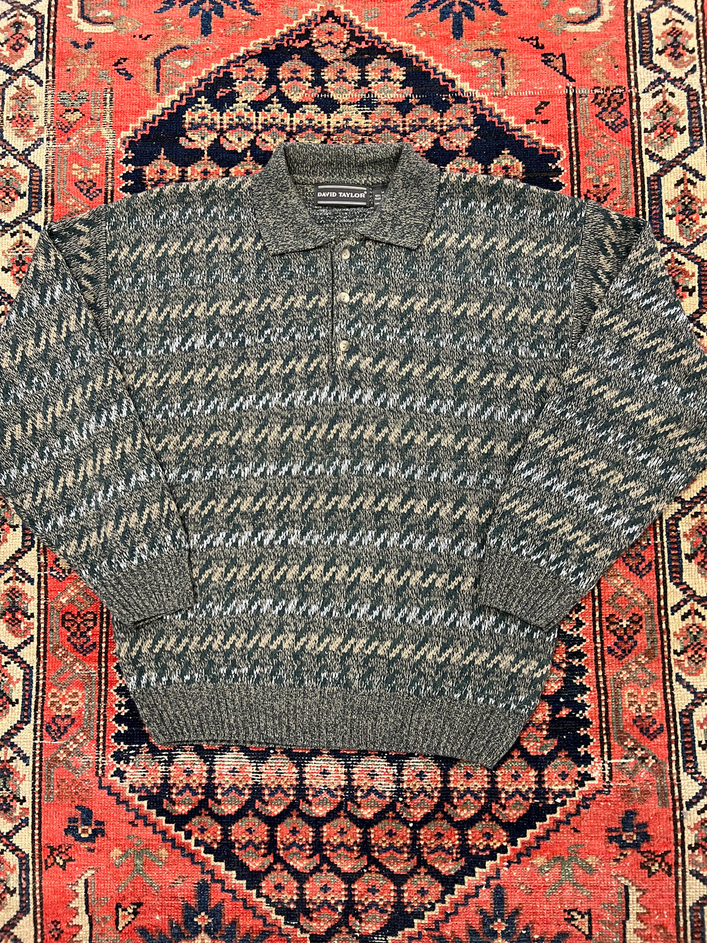 VINTAGE PATTERNED KNIT - MEDIUM