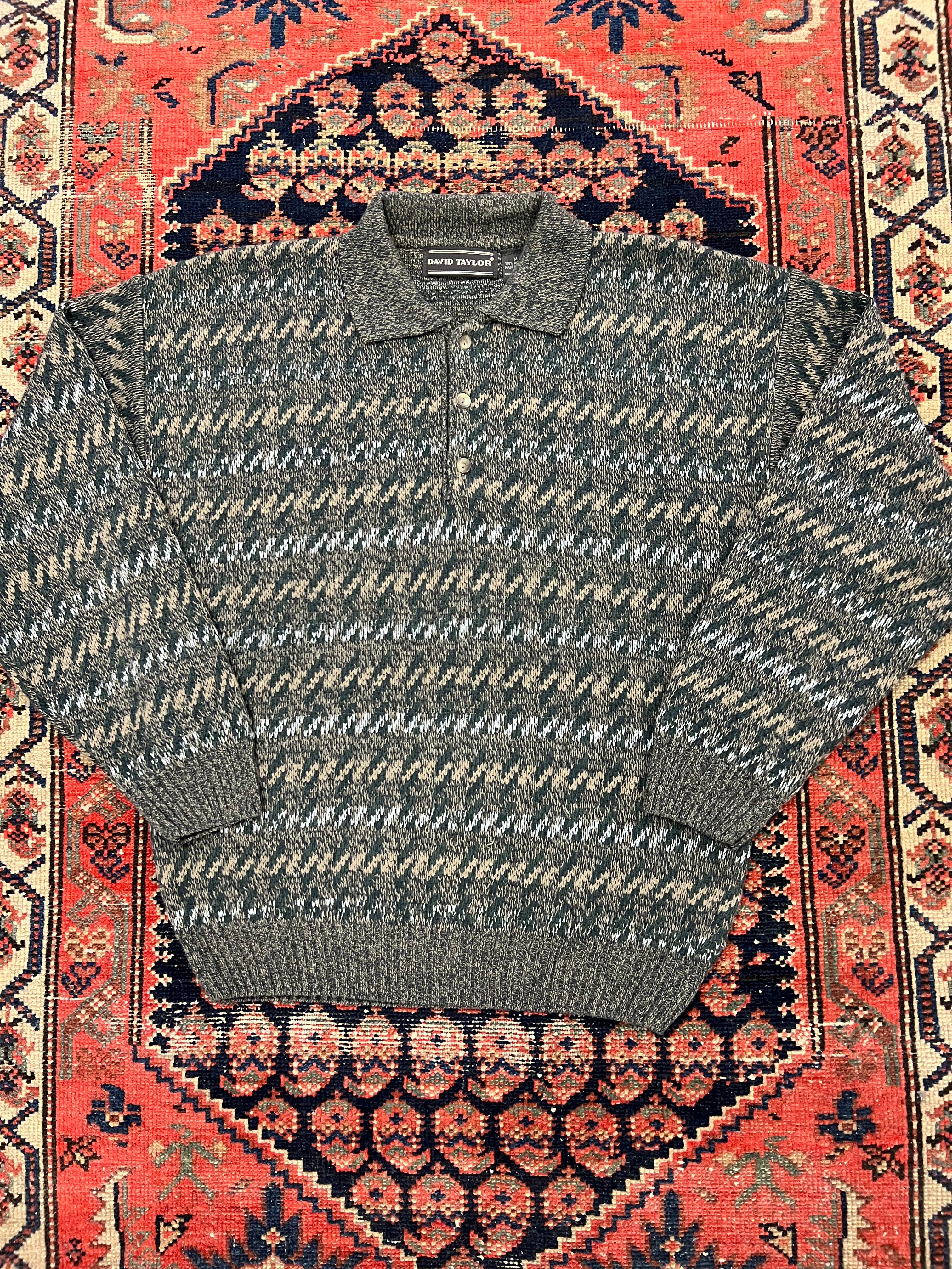 VINTAGE PATTERNED KNIT - MEDIUM