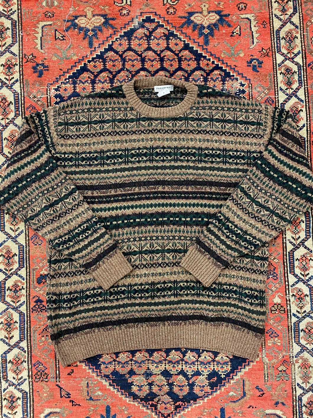 Vintage Patterned Knit - XL
