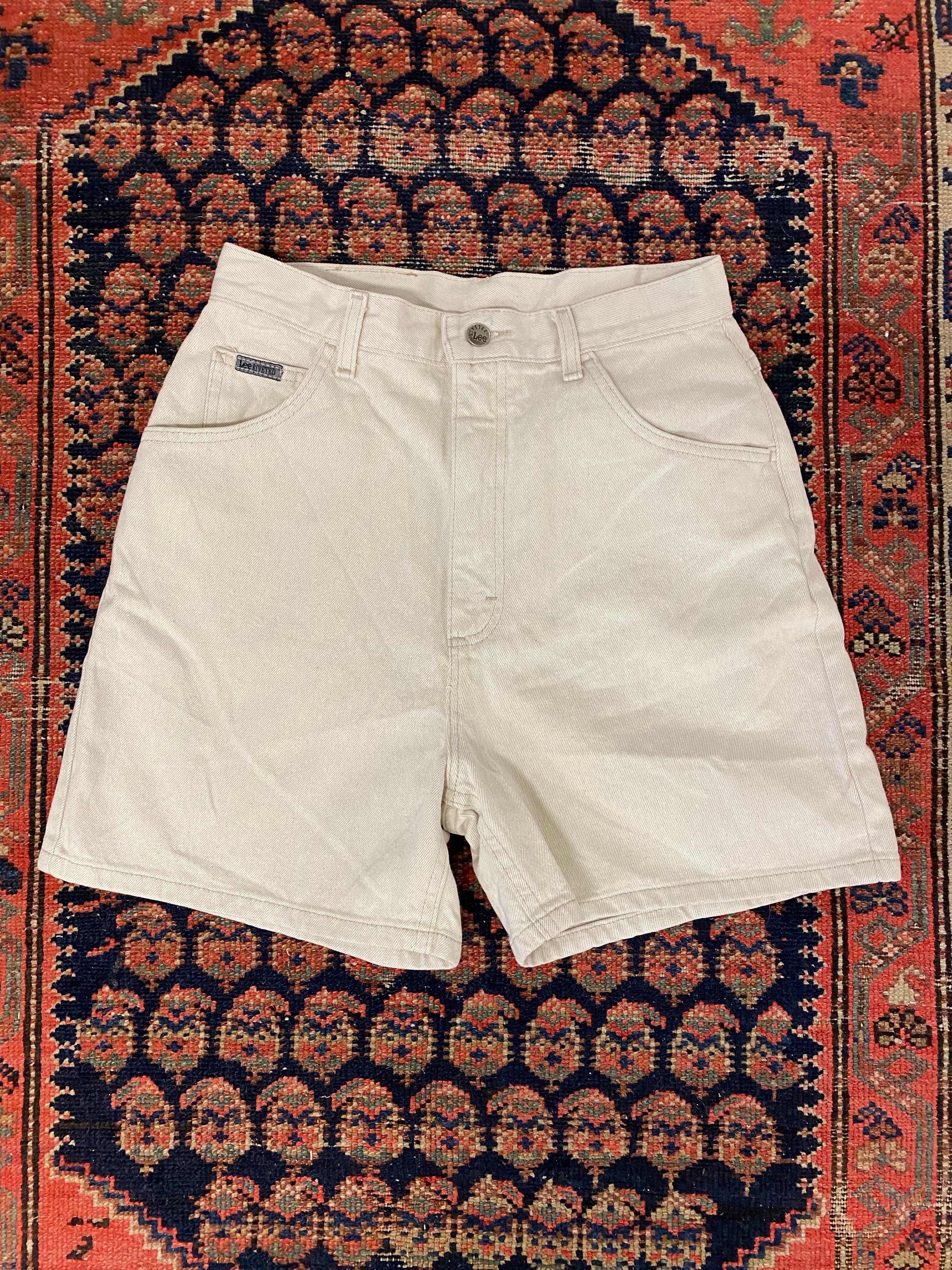 90s Lee High Waisted Denim Shorts - 29in