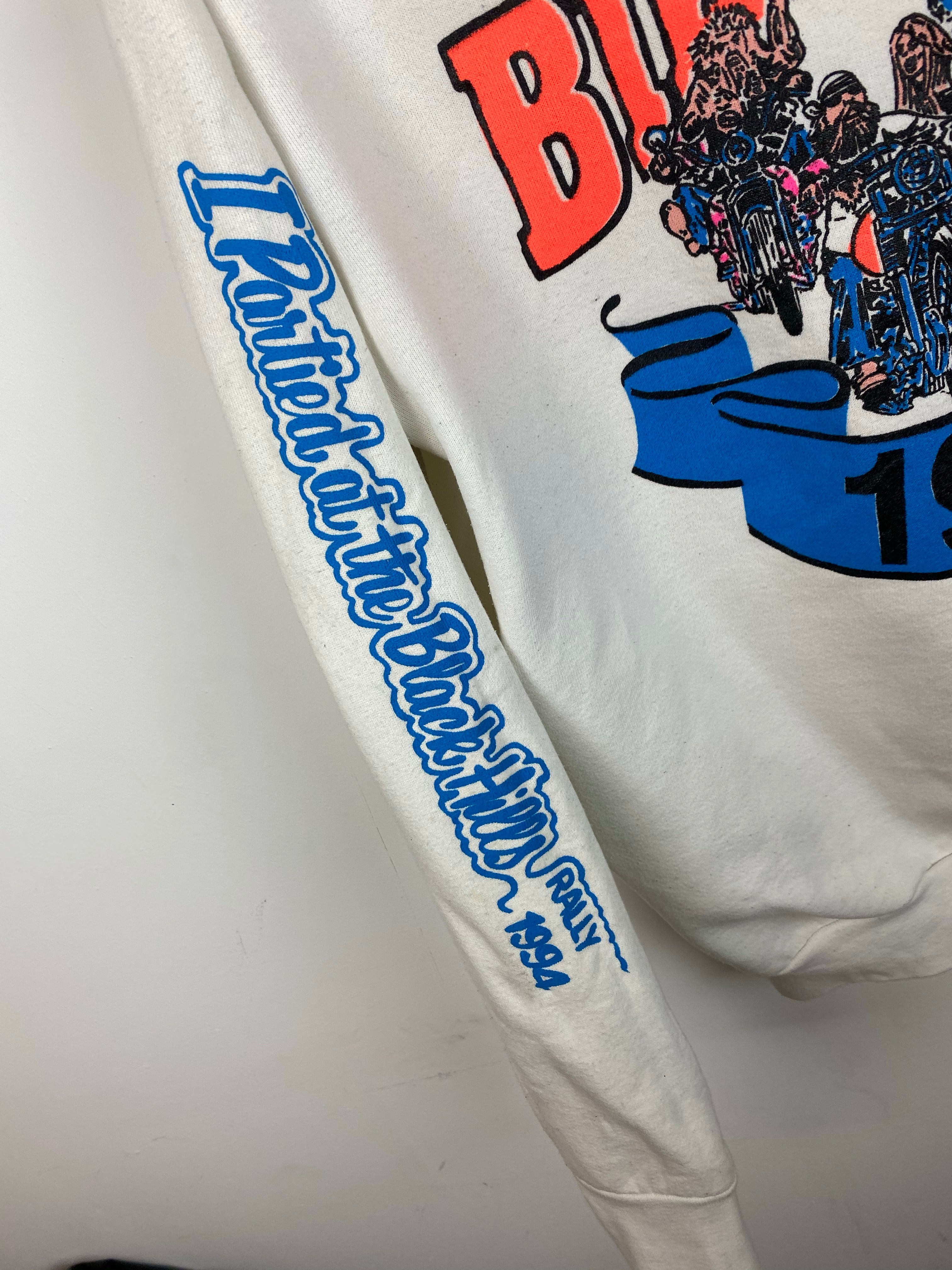 1994 Front and back Sturgis Bike Week crewneck - L